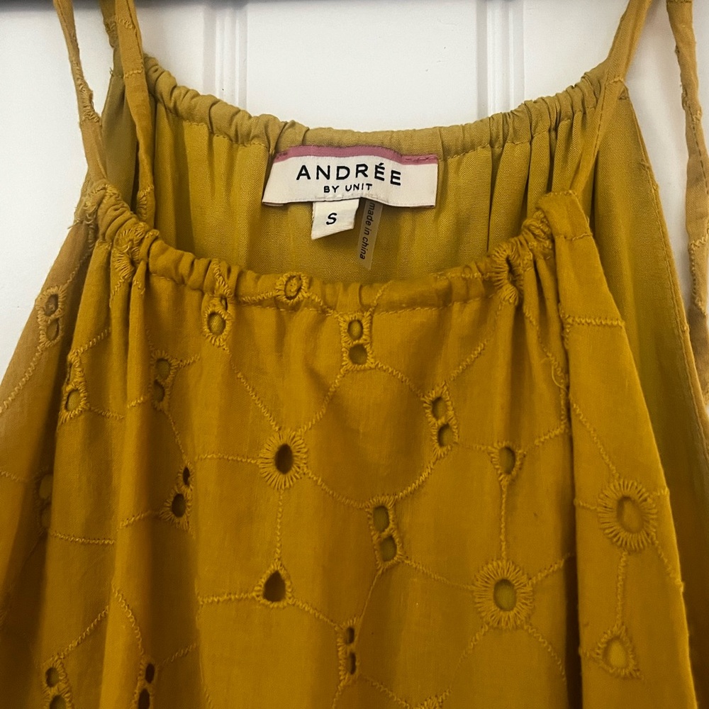 Small Sundress mustard yellow
